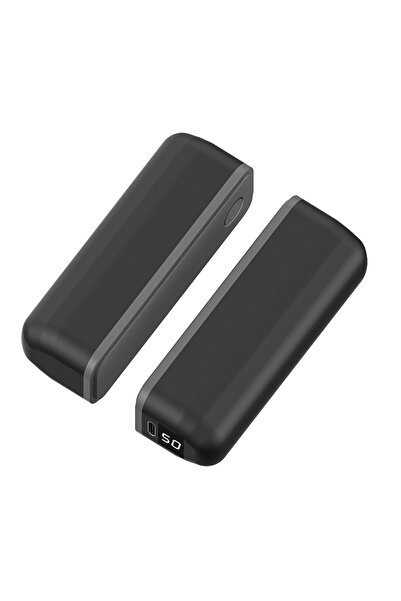 choice2 مدفأة يدوية سوداء جديدة بشاشة رقمية، سعة 5200 مللي أمبير، موديل 2025،...