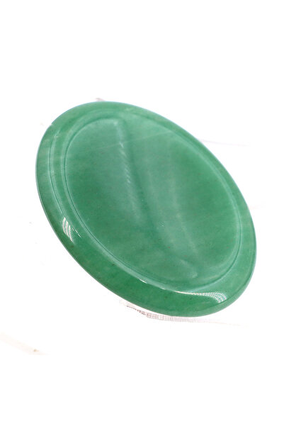 Choice23 قطعة واحدة من حجر أفينتورين أخضر، 35 × 45 مم، حجر بيضاوي الشكل للتدل...