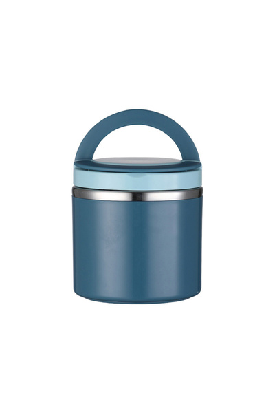 Choice5 630ML Blue Leakproof Sealed Bucket Student Lunch Box Multi-layer Roun...