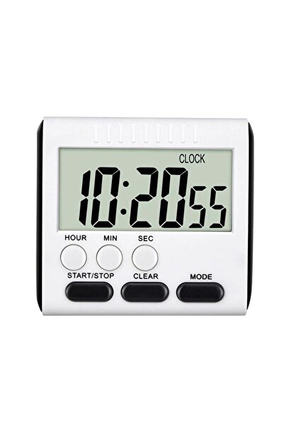 Choice مؤقت مطبخ رقمي مغناطيسي بشاشة LCD، قطعة واحدة، 24 ساعة، 60 × 28 مم، من...