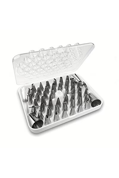 Choice PH-053 55 PCS Piping Tips Set with Storage Box for Cake Decorating | C...