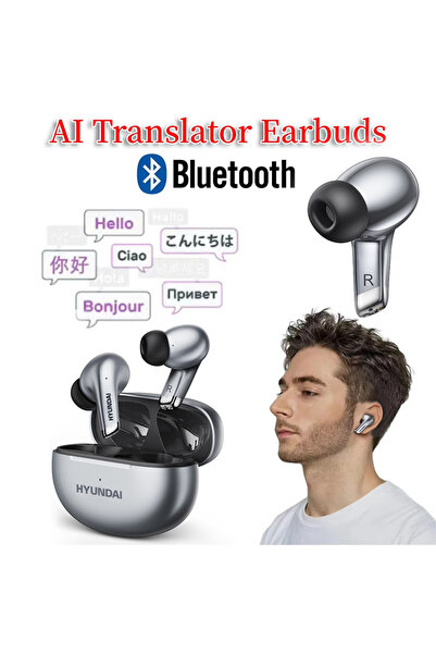 Choice HYUNDAI Grey HYUNDAI LP5 AI TWS Bluetooth Earphones Wireless Headphone...