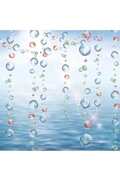 choice2 زينة حفلات متعددة الألوان مستوحاة من عالم البحار، أكاليل فقاعات ملونة...