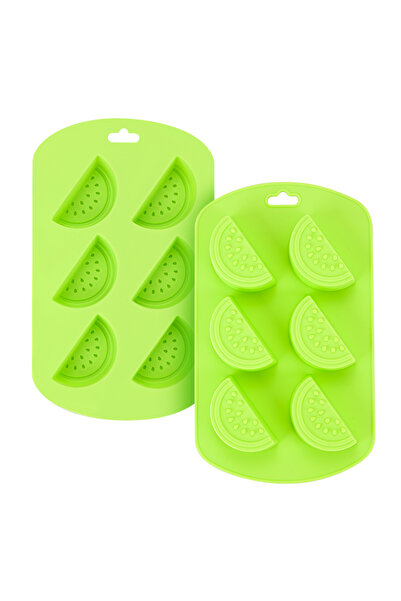 choice2 قوالب حلوى الشوكولاتة على شكل فاكهة من FAIS DU، قالب سيليكون أخضر على...