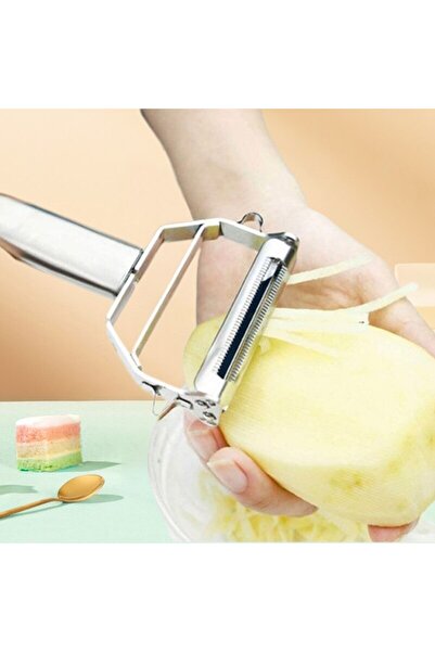 Choice Double sided 1 Pack Of Stainless Steel Peeler Kitchen Multifunctional ...