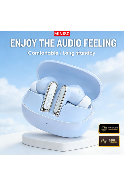 Choice سماعات أذن بلوتوث لاسلكية مينيسو بلو إيه آي مينيسو MS106، سماعات رأس ر...