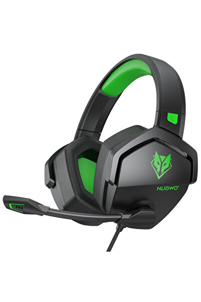Choice سماعات رأس NUBWO N16 خضراء للألعاب، صوت ستيريو عالي الدقة مع ميكروفون ...