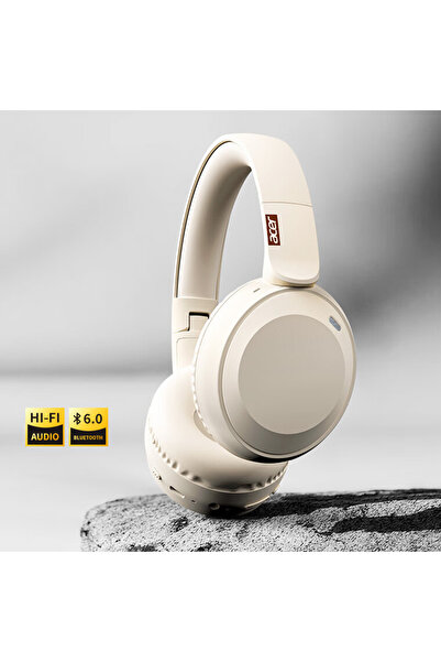 Choice Beige Acer Wireless Headphones Bluetooth 6.0 HiFi Stereo Noise-cancell...