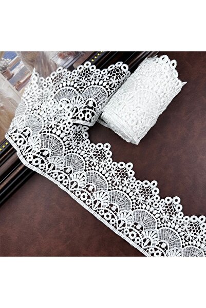 choice2 1 Yard - 36 Inches WHITE 15 Yards of Vintage Embroidered Lace Trim, W...