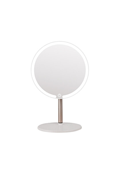 Choice1 1200MAH WHITE Wholesale 2026 New LED Makeup Mirror Round Desktop Mirr...