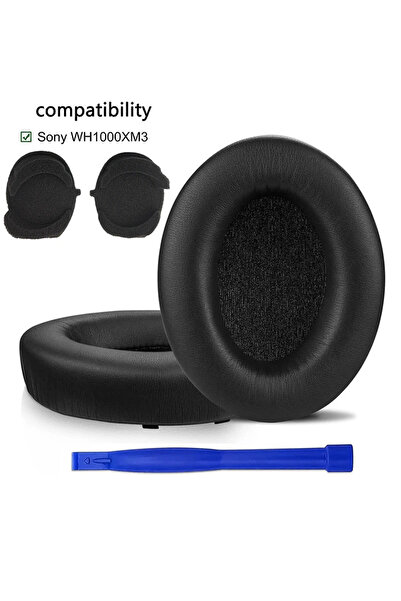 Choice1 Black 1 pair Earpads for WH-1000XM3 Headphones, Replacement Ear Cushi...
