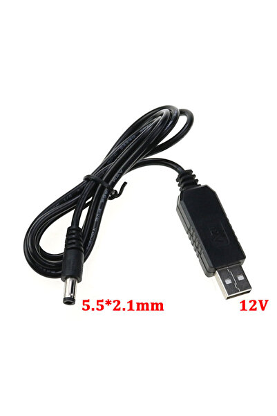 Choice 12V DC 5.5*2.1mm WiFi to USB A Power Bank Charging Cable Connector DC ...