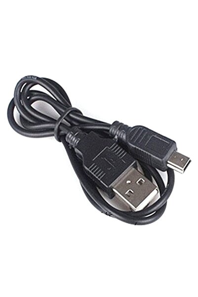 Choice كابلات بيانات سوداء USB 2.0 إلى مقبس ذكر صغير 5 دبابيس لكل سلك شحن، مك...