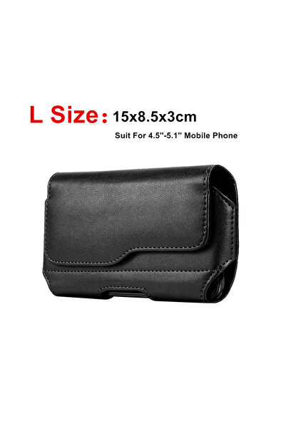 Choice1 Beige Fashion Leather Belt Clip Waist Bag Phone Bag Phone Holder for ...