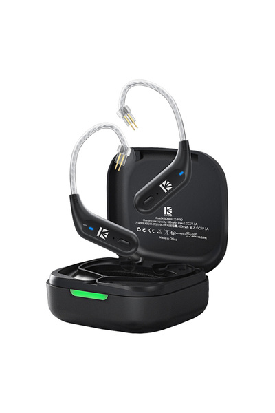 Choice كابل سماعة رأس بلوتوث KBEAR BT15Pro HD أسود اللون، ثنائي السنون، 0.78،...