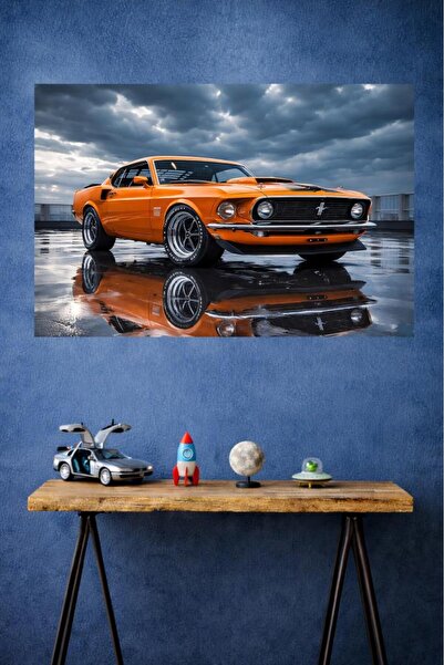 LUXRN American Classic Car Wall Painting Uv Printing on Mdf Frameless Modern ...