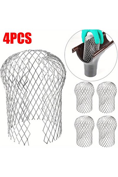 Choice 4 قطع من شبكة فلتر معدنية من الألومنيوم لتصفية أوراق الشجر وغطاء أنبوب...