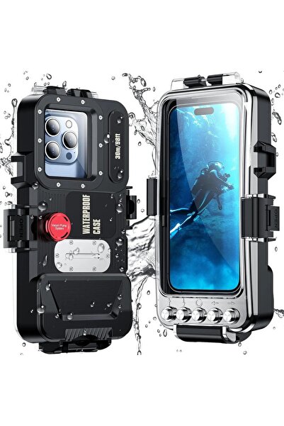 Choice1 جراب مقاوم للماء بمعيار IPX8 حتى عمق 30 مترًا، بتصميم عالمي، متوافق م...