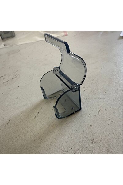 Choice1 حامل شفرات وفرشاة حلاقة رجالي شفاف رمادي اللون، قطعة واحدة، يُثبت على...