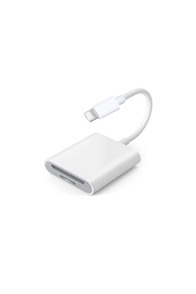 Choice قارئ بطاقات ذكي أبيض 2 في 1، منفذ USB 3.0، قارئ بطاقات OTG عالمي، يدعم...