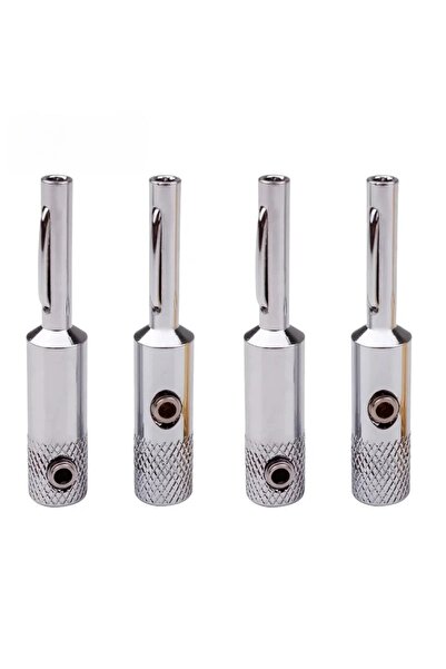 Choice 1pc Rhodium-Plated Connector Corrosion resistant banana plugs, audio, ...