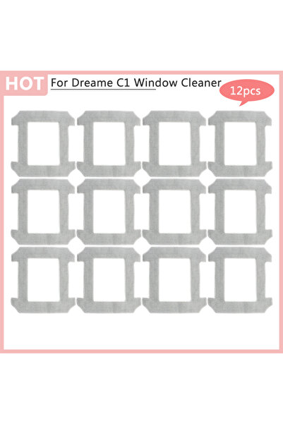 Choice 12 قطعة بديلة لقطع قماش تنظيف النوافذ Dreame C1، قطع غيار، ممسحة تنظيف...