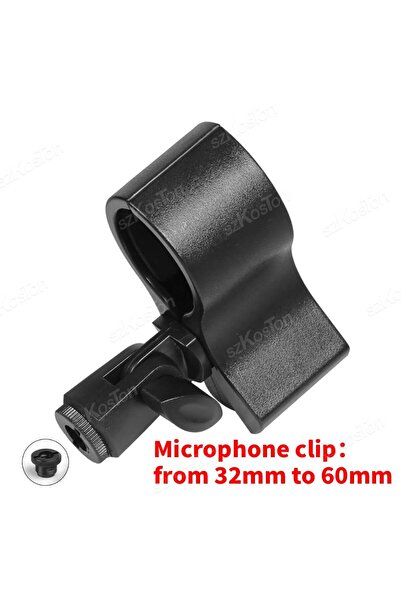 choice2 Blakc B Durable and Adjustable Microphone Clips Compatible with Large...