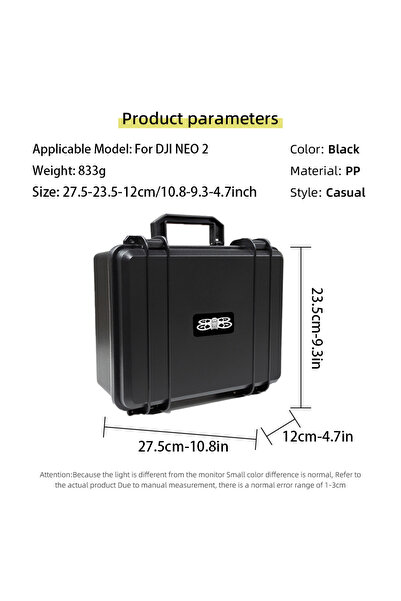 Choice Black Portable Safety Box For DJI NEO 2 Protective Explosion-proof Box...