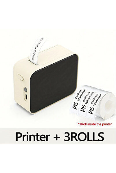 Choice شاي بالحليب مع طابعة ملصقات حراري محمولة ماركلايف P15 بثلاث ورقات، صان...