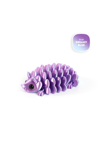 choice2 7.5cm Light Purple 3D Printing Simulation Hedgehog Movable Hedgehog O...