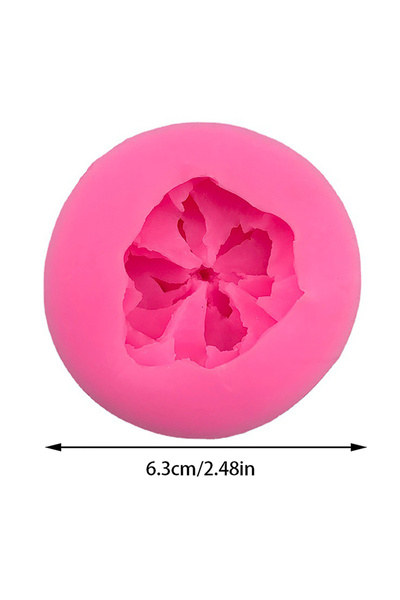 Choice قالب وردة واحد جميل على شكل زهرة، مناسب لأعمال الجبس والراتنج والفنون،...
