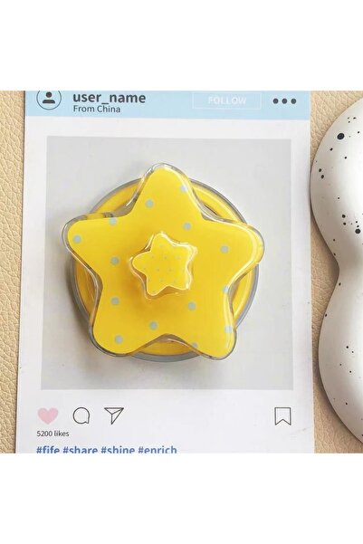 Choice حامل مغناطيسي قابل للطي بتصميم نجمة كرتونية دوارة لهاتف ماج سيف، مناسب...