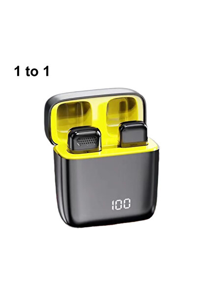 Choice1 ميكروفون لافالير kebidumei 1 إلى 1 لاسلكي بتردد 2.4 جيجا هرتز، ميكروف...