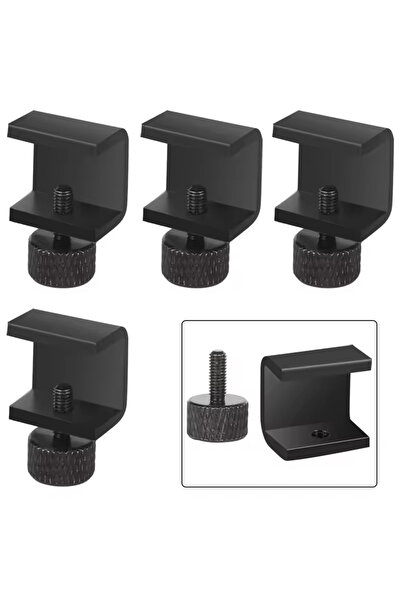 choice2 Black 4Pcs 3D Priner Parts Aluminum Adjustable Glass Bed Clips for En...