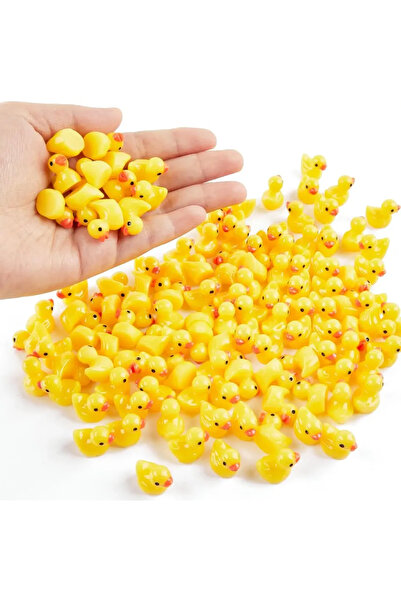 Choice4 20 قطعة صفراء، 100/50/20 قطعة/مجموعة، بطات صغيرة من الراتنج، مجسمات ب...