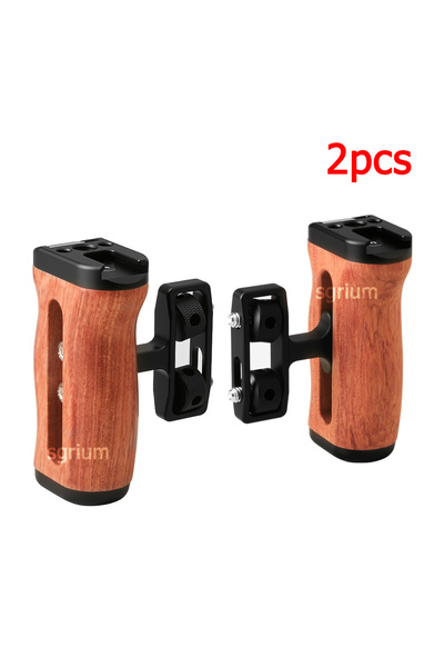 Choice قفص كاميرا عالمي أصفر من Sgrium بمقبض خشبي جانبي أيمن/يسار مع فتحات مق...