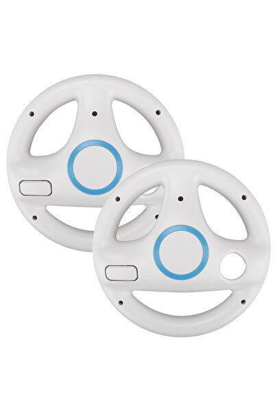 Choice11 2pcs white 1 pair with 2-in-1 Gamepad games cole with Game Racing St...