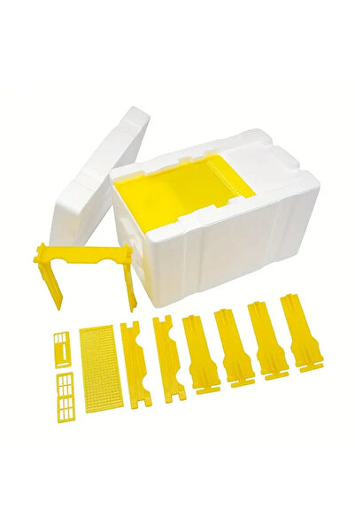 Choice صندوق تزاوج الملكة (قطعة واحدة) - خلية نحل متينة من الفوم والبلاستيك، ...