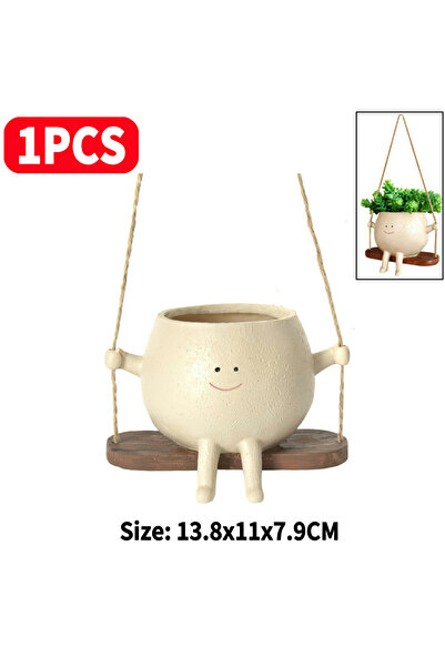 Choice8 APWIKOGER قطعة واحدة 01 1-2 قطعة وعاء زهور بوجه متأرجح، وعاء زهور إبد...