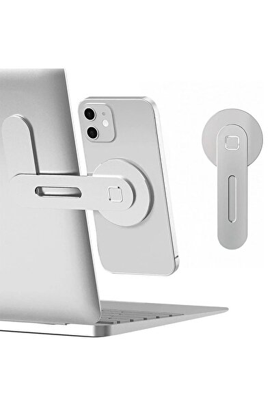 Choice1 حامل هاتف مغناطيسي فضي 2025، نحيف وقابل للطي، مناسب لأجهزة الكمبيوتر ...