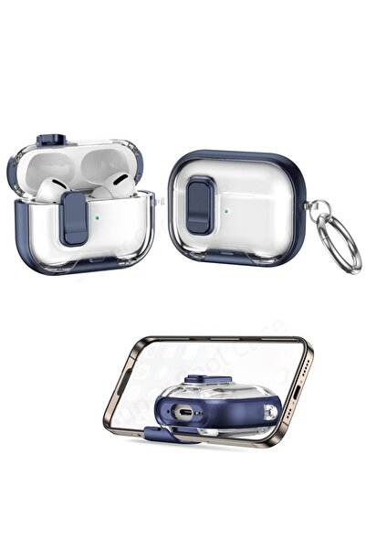Choice3 حافظة سماعات AirPods Pro 3 زرقاء 2025 مع قفل أمان وتصميم حامل للهاتف ...
