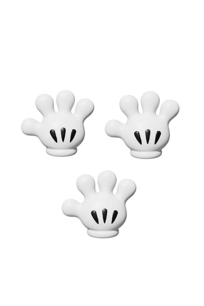 Choice حامل فرشاة أسنان مكون من 3 قطع، بتصميم ميكي ماوس اللطيف، مزود بكوب شفط...