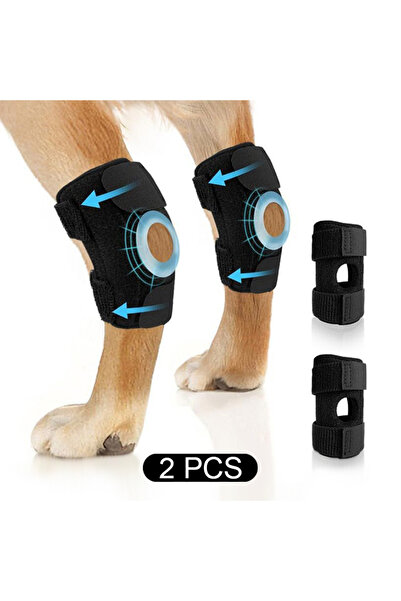 Choice1 ضمادة واقية مكونة من قطعتين لحماية ركبة الحيوانات الأليفة، تساعد الكل...