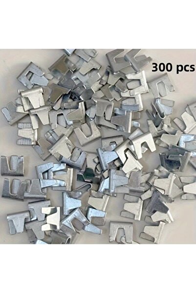 Choice Silver 300Pcs Stainless Steel Pet Cage Fixing Clips, Metal Pet Cage Fi...