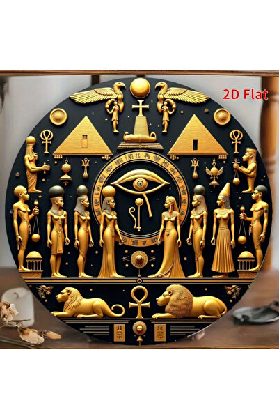 Choice ميدالية دائرية 20×20 سم TYA30048 - لغز مصر القديمة بحجم 20×20 سم - ديك...