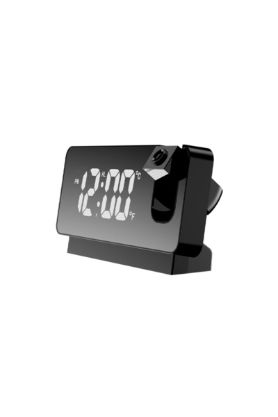 Choice black Digital Projection Alarm Clk with Rotatable Ceiling/Wall Project...
