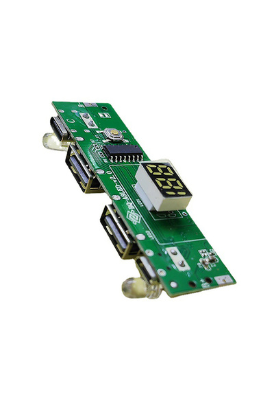 Choice وحدة شريط دائرة عرض رقمية لبنك طاقة 5 فولت 2 أمبير، متوافقة مع منفذ US...