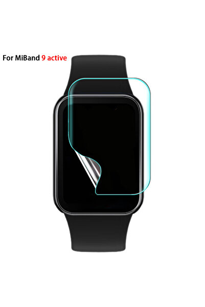 Choice8 4 قطع من واقي الشاشة الجل الناعم لحماية كاملة لسوار MiBand 9 Active و...