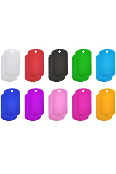 choice2 ٢٠ قطعة متعددة الألوان، ١٠-٢٠ قطعة من قطع معدنية فارغة للختم والنقش، ...