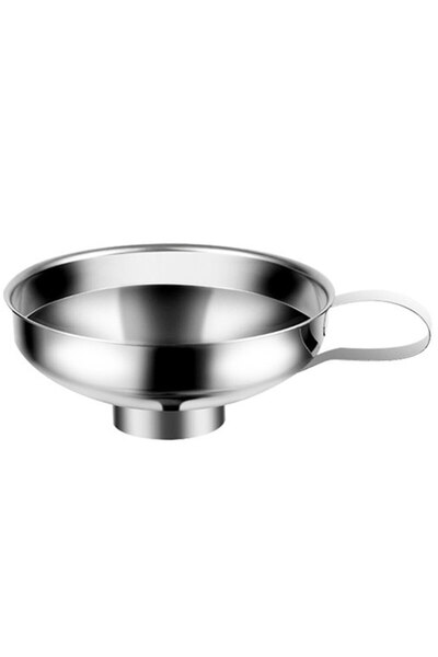 Choice1 Small Stainless Steel Wide Mouth Canning Funnel Oil Leaks Canning-Hop...